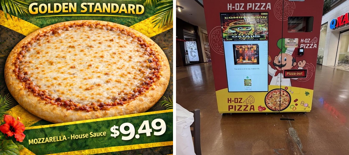 Hursefield Global LLC H-OZ Pizza Menu